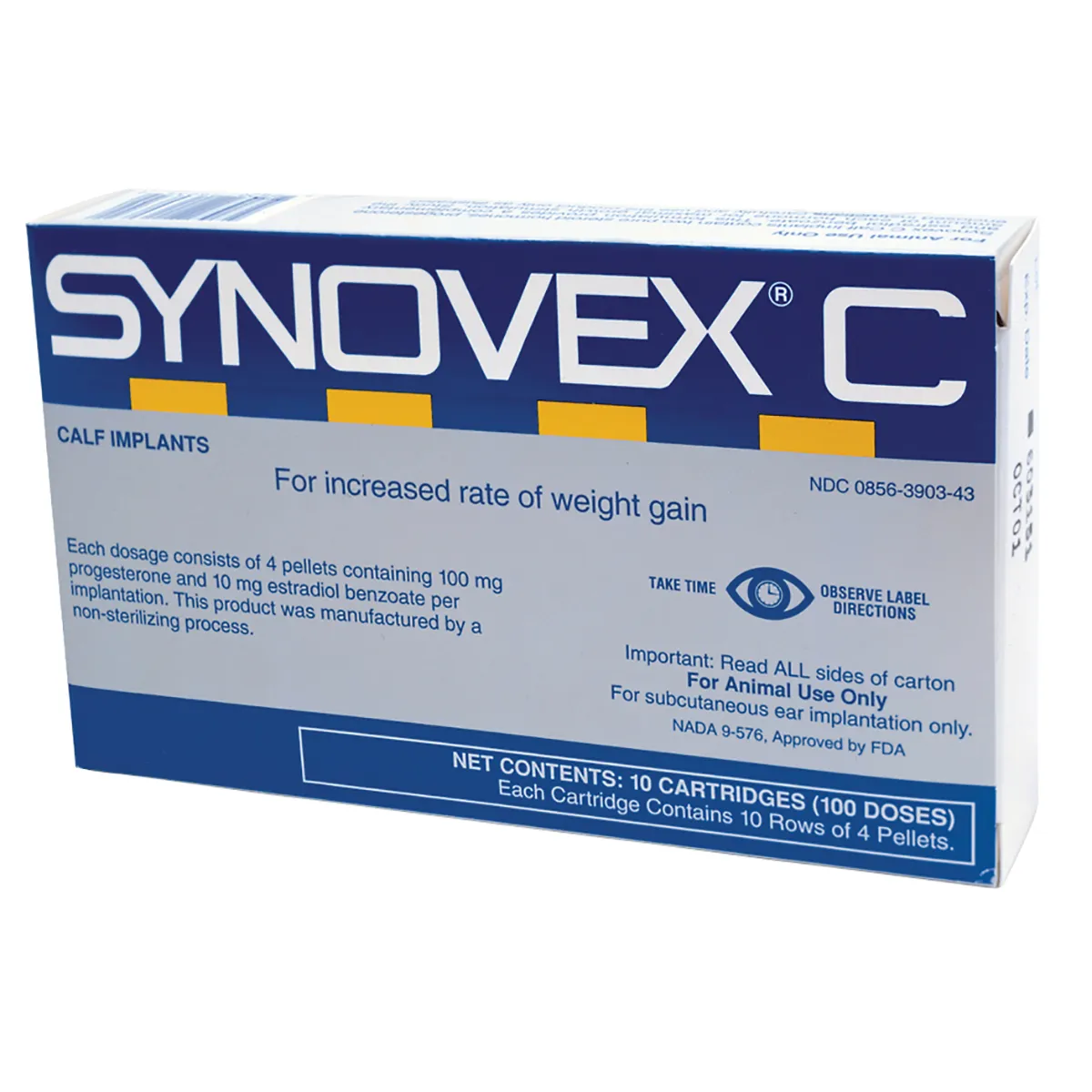 Synovex C Implants For Suckling Steers And Heifers 3 Synovex C Implants For Suckling Steers And Heifers
