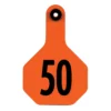 Y-Tex 3-Star Medium Numbered All-American Ear Tags 1 Y-Tex 3-Star Medium Numbered All-American Ear Tags -Poultry Supply Store 13640