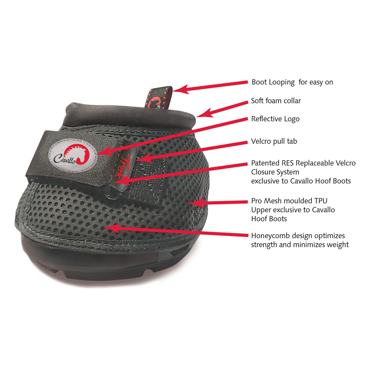 Cavallo Trek Regular Sole Horse Boot 5 Cavallo Trek Regular Sole Horse Boot - Image 3