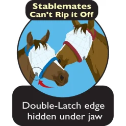 SuperMask II Fly Mask Without Ears -Poultry Supply Store 16433 3