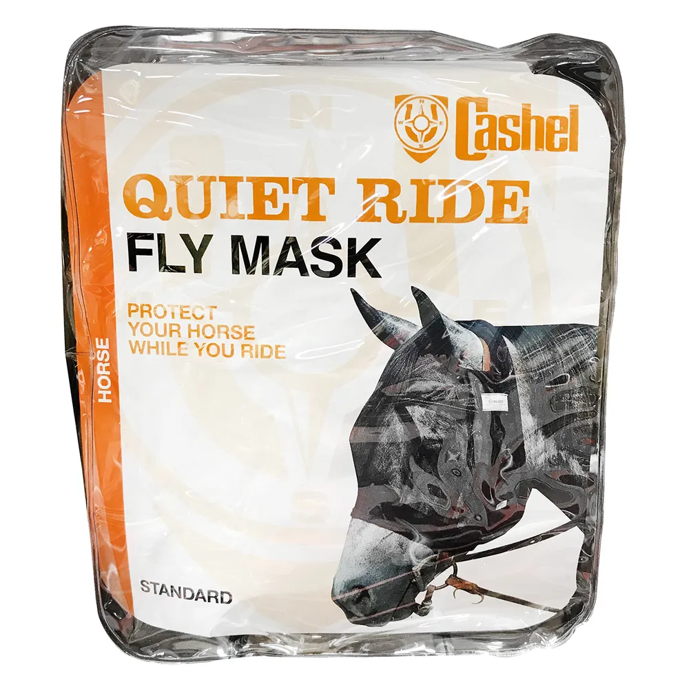 Quiet Ride Standard Nose Pasture Fly Mask Without Ears 3 Quiet Ride Standard Nose Pasture Fly Mask Without Ears