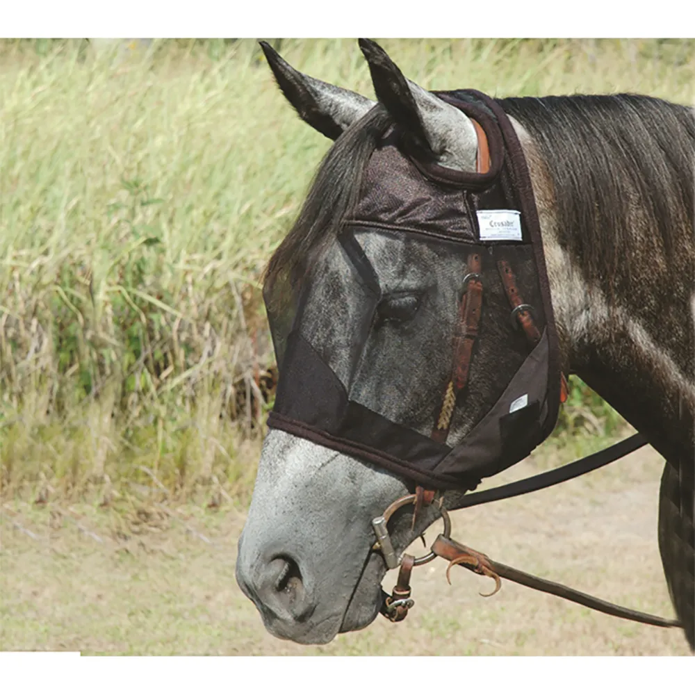 Quiet Ride Standard Nose Pasture Fly Mask Without Ears 4 Quiet Ride Standard Nose Pasture Fly Mask Without Ears - Image 2