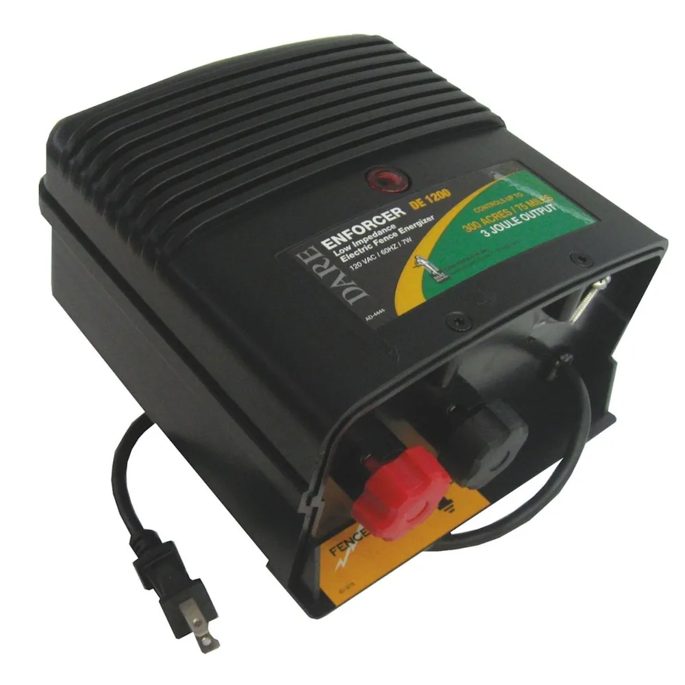 Enforcer DE1200 110V Electric Fence Energizer 3 Enforcer DE1200 110V Electric Fence Energizer