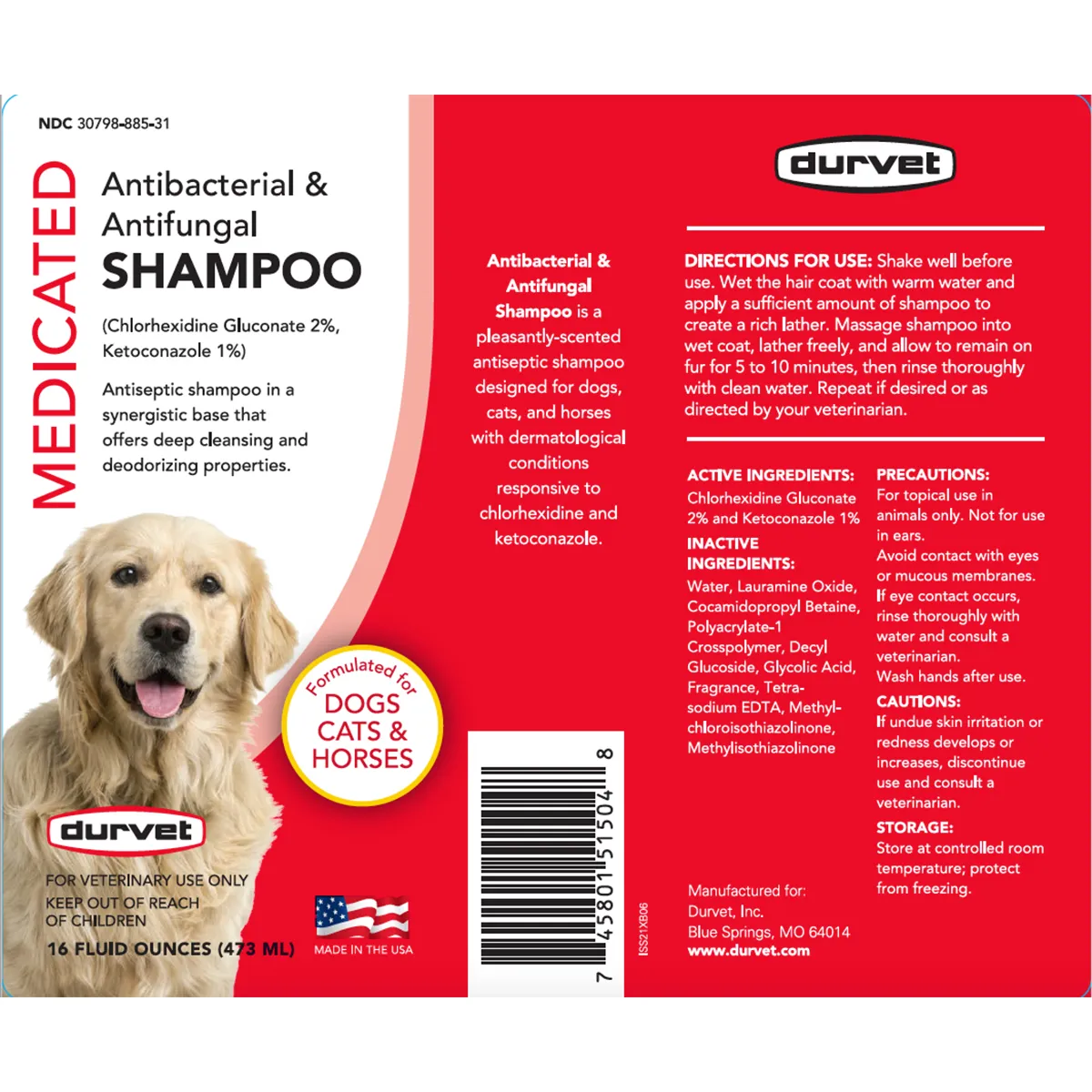 Medicated Antibacterial & Antifungal Shampoo 4 Medicated Antibacterial & Antifungal Shampoo - Image 2