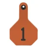 Y-Tex 3-Star Medium Numbered All-American Laser-Printed Ear Tags -Poultry Supply Store 20448